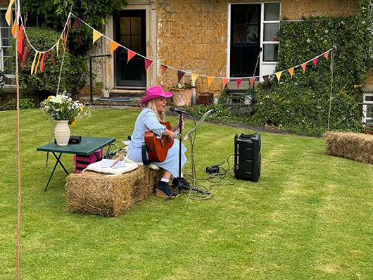 music festival singer